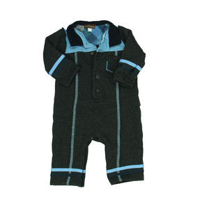 Rabbit Moon Boys Blue | Gray Long Sleeve Outfit size: 3-6 Months